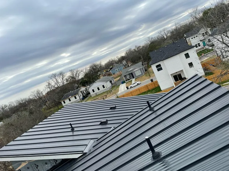 Standing seam metal roof panels with vents for Skylight Repair in Forrest City